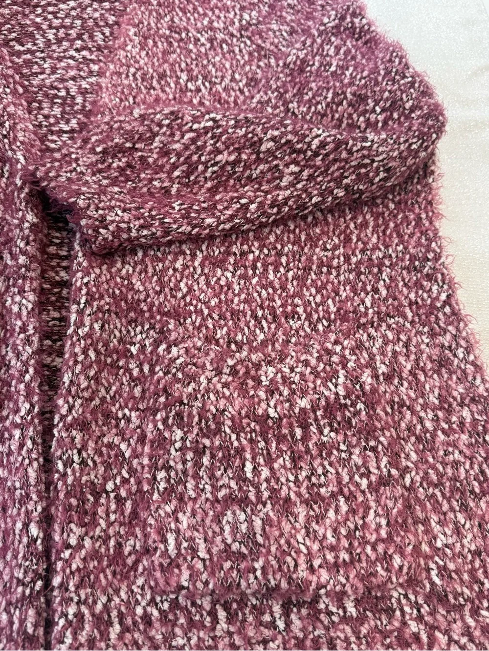 Lane Bryant Marbled Open-Front Cardigan Wine & White Size‎ 22/24 Layering